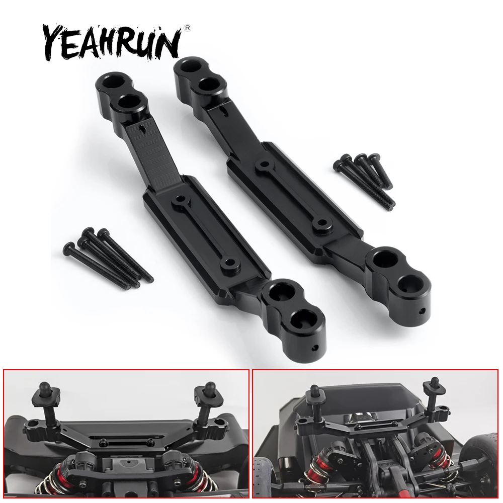 

Алюминиевый передний и задний корпус автомобиля YEAHRUN CNC, фиксированное Крепление для ARRMA 1/7 Felony 6S Street Bash All-road Muscle, детали для модернизации авт...