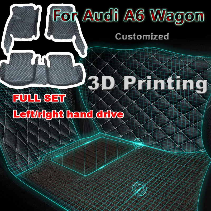 

Автомобильные коврики для Audi A6 Wagon 2020, индивидуальные автомобильные накладки на ногу, аксессуары для интерьера