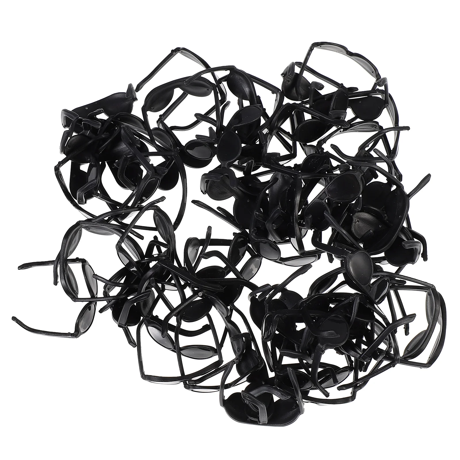 

80 Pcs Mini Sunglasses Baby Reborn Dolls Dressing Plastic Travel Bulk Toys