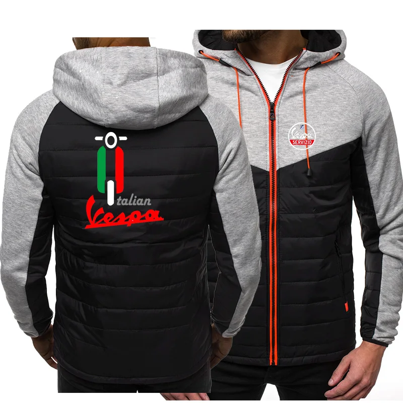 

Мужская толстовка с капюшоном VESPA Tools, повседневная толстовка на молнии с длинным рукавом, весна-осень 2022