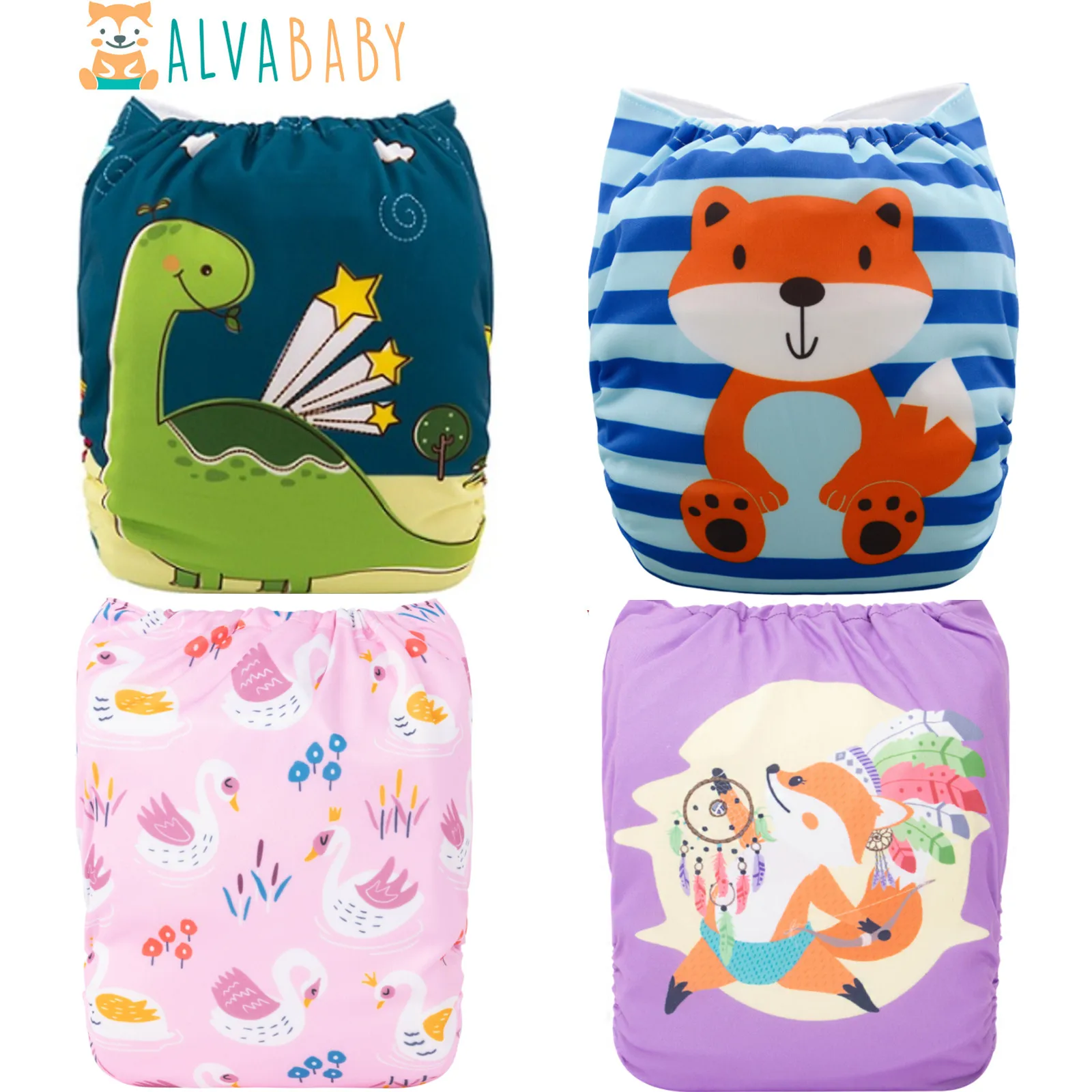 Вы выбираете ALVABABY многоразовая Женская Цифровая позиция с 1 вставкой из бамбука