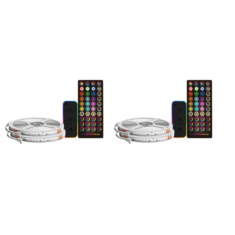 

Bluetooth светодиодный светильник SMD 5050, приложение для смартфона, музыка, синхронизация, RGB световая панель с дистанционным управлением для ТВ-в...