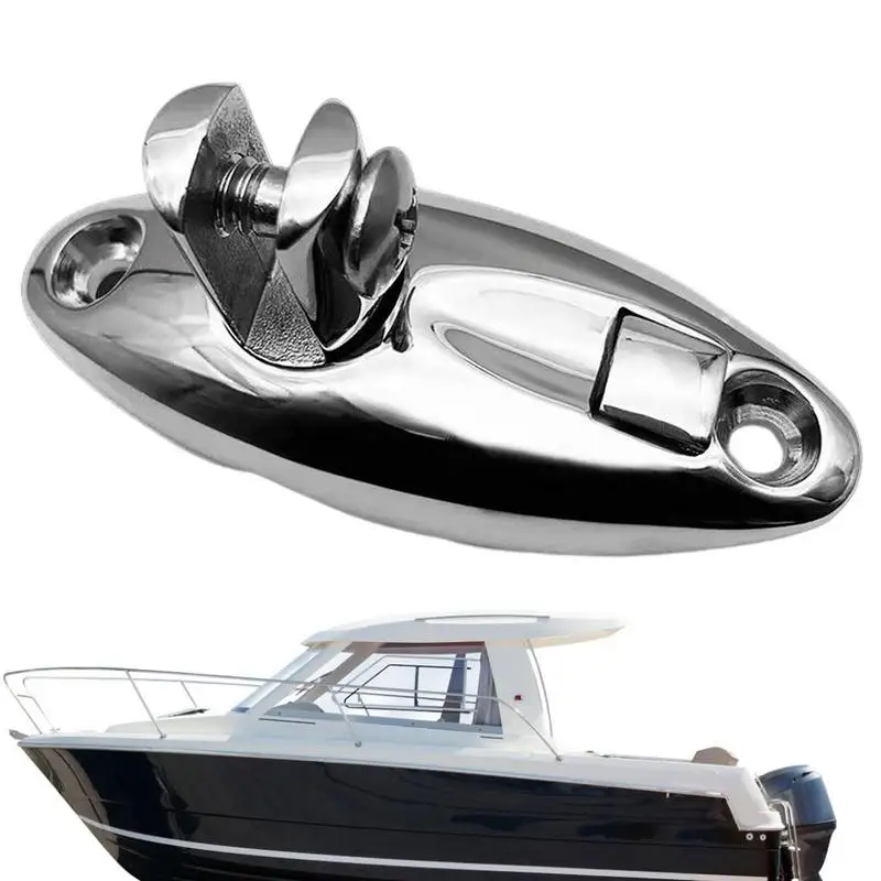 

Stainless Steel 316 Ship Top Mount Swivel Deck Hinge Sheep Horn Mountain Seat Quick Release Pin Marine Accessories