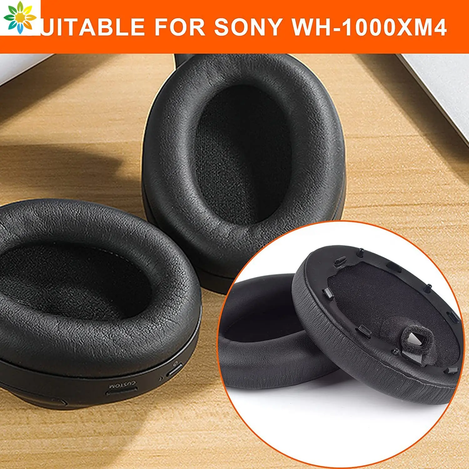 Сменные амбушюры для наушников Sony MDR-1000X x M2, сменные амбушюры из пены с эффектом памяти Сменные амбушюры для наушников Sony MDR-1000X x M2, сменные амбушюры из пены с эффектом памяти
