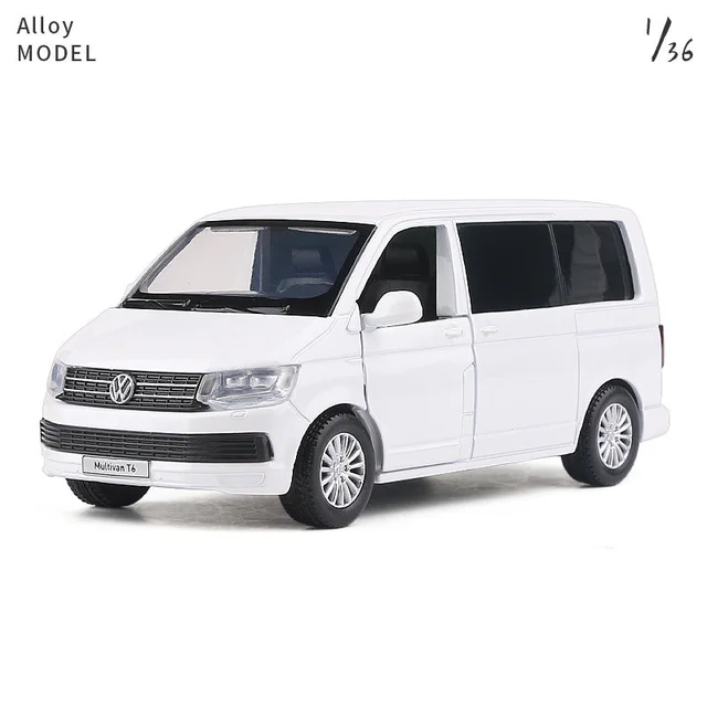 Миниатюрный металлический автомобиль VW Multivan T6 1:36