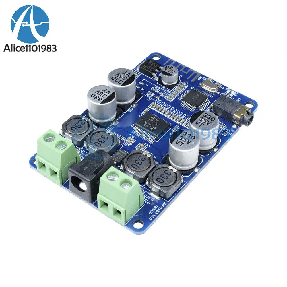 

TDA7492P 2x25W Wireless Bluetooth V2.1 Audio Receiver Power Amplifier Board