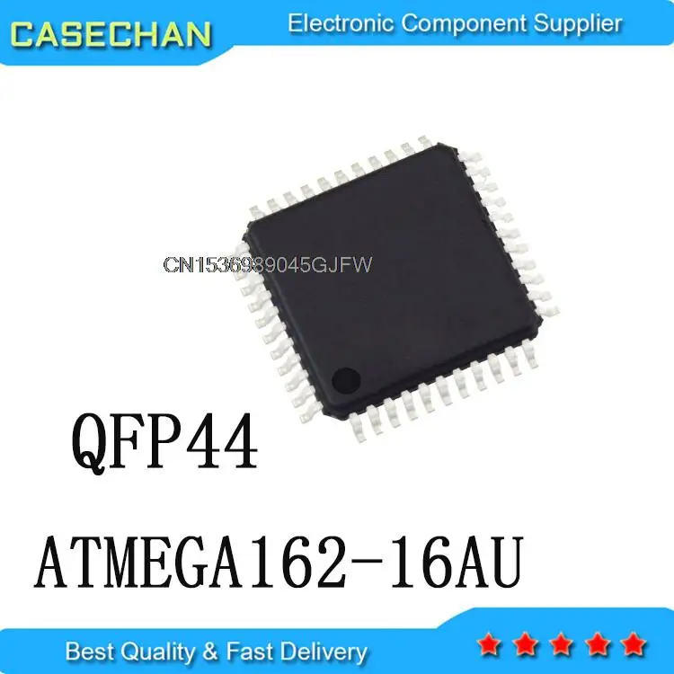 10PCS/LOT New and Original ATMEGA162-16 ATMEGA162 QFP44 ATMEGA162-16AU