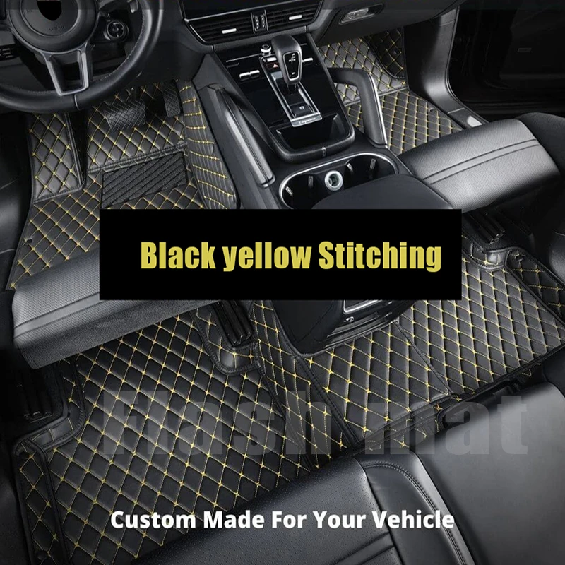 

YUCKJU Custom leather car mat for Lincoln all models Navigator MKS MKZ MKC MKX MKT automobile carpet cover Car-Styling