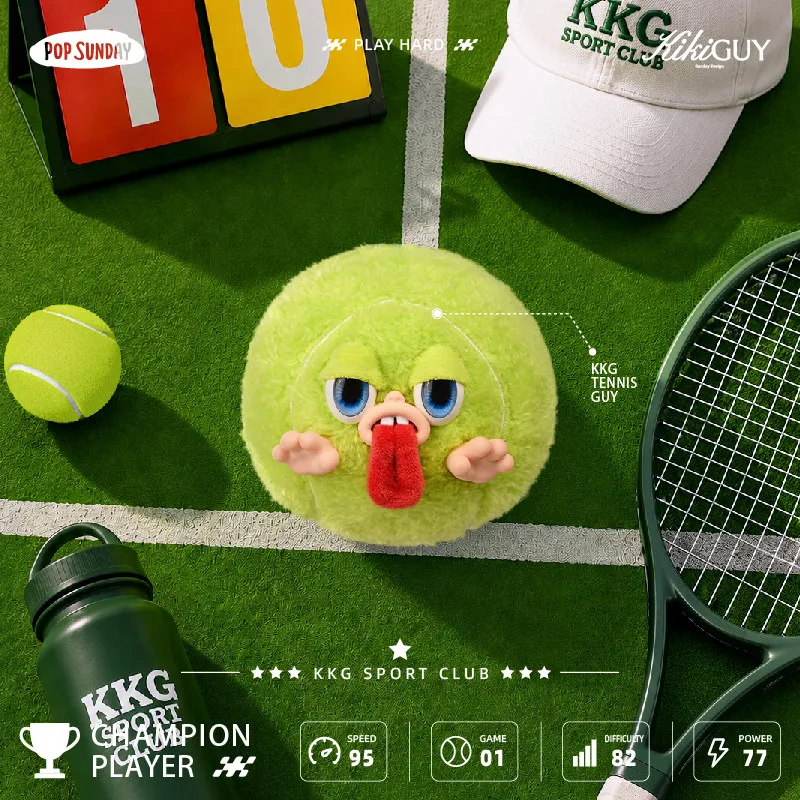 Фото Новая оригинальная подвеска KikiGuy Ball, серия Chimpion Player, плюшевая подвеска в закрытой коробке, таинственная коробка, аниме-фигурка, подарки на день рождения №4