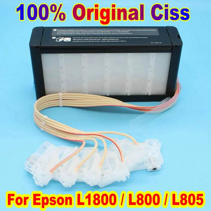 L1800 Ciss для Epson L805 Tank Ink System L800 оригинальный СНПЧ поставка чернил принтер детали