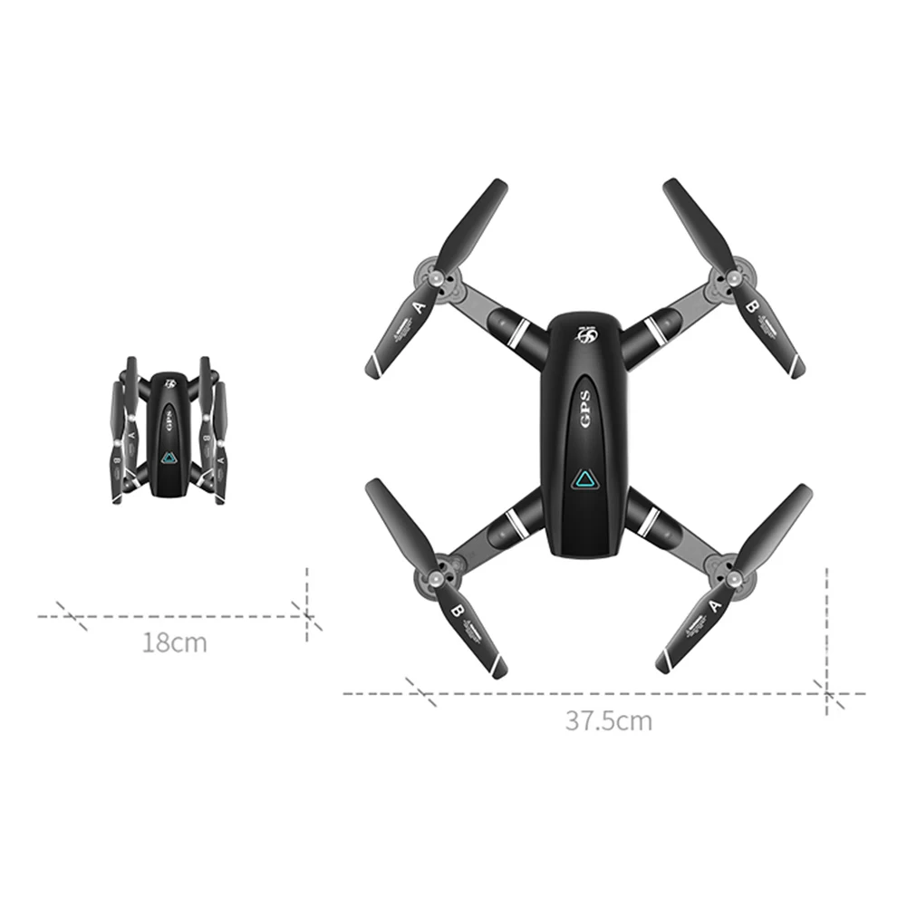 2022 S167 флэш-Дрон GPS RC Квадрокоптер с 4K камерой Wi-Fi FPV складной безымянный Летающий