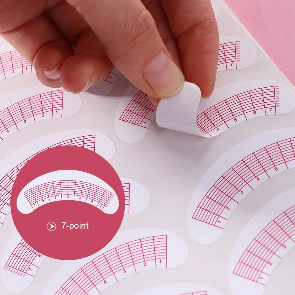 

70 Pairs Lash Mapping Stickers Under Eye Positioning Tips Sticker for Eyelashes Extension Practice Eye Pads Paper Patches