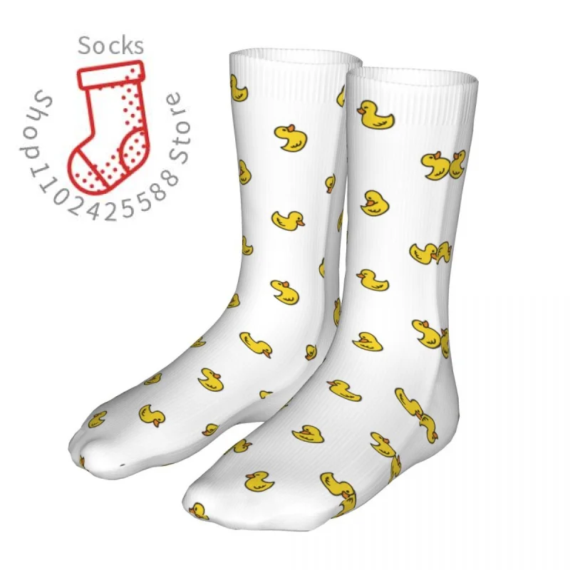 

Compression Cute Yellow Duck Women Socks 2022 Men Cycling Sock