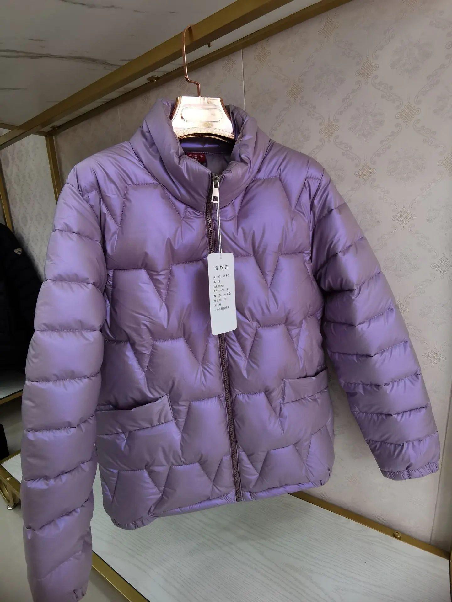 2022 Autumn and Winter New Women's Cotton-padded Jacket Stand-collar Women's Cotton-padded Jacket Cotton-padded Jacket