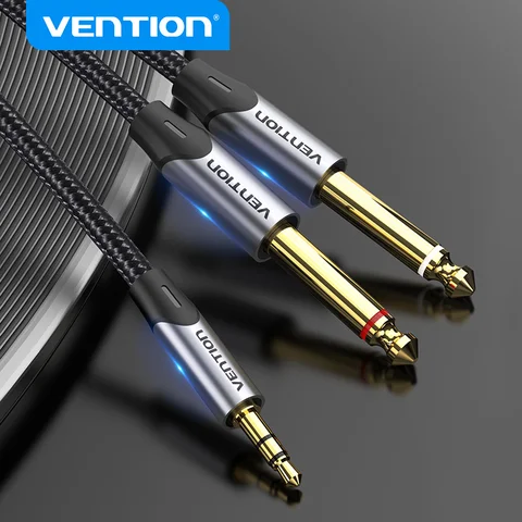 Аудиокабель Vention 3.5 мм - 6.5 мм