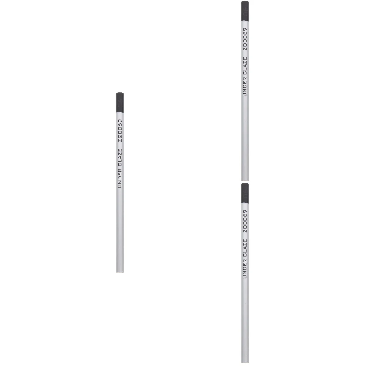 

3 Count Underglaze Hand-painted Pottery Chalk Pencils Ceramics Powder Wood