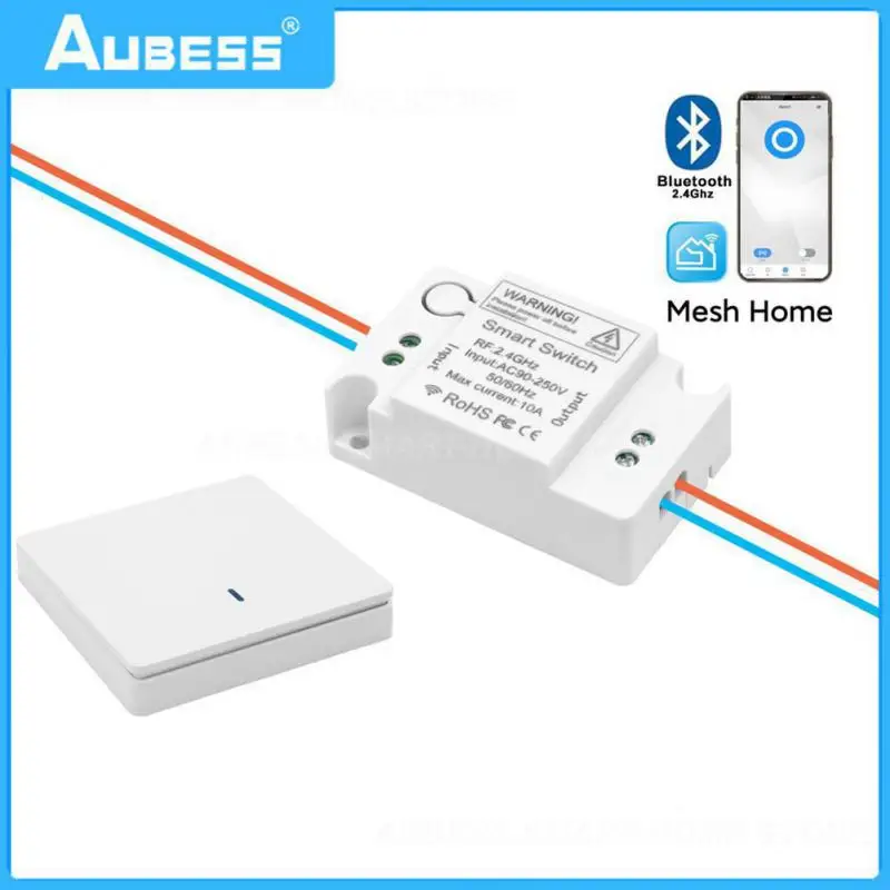 

10 А Rf2.4g мини-переключатель беспроводной переключатель с бесплатными наклейками двойной пульт дистанционного управления переключатель Bluetooth переключатель Ree проводка