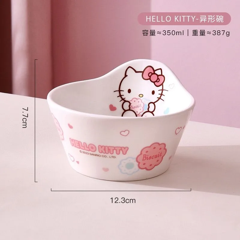 Sanrio Hello Kitty Cinnamoroll аниме кавайная керамическая миска Милая моя мелодия еда рис суп