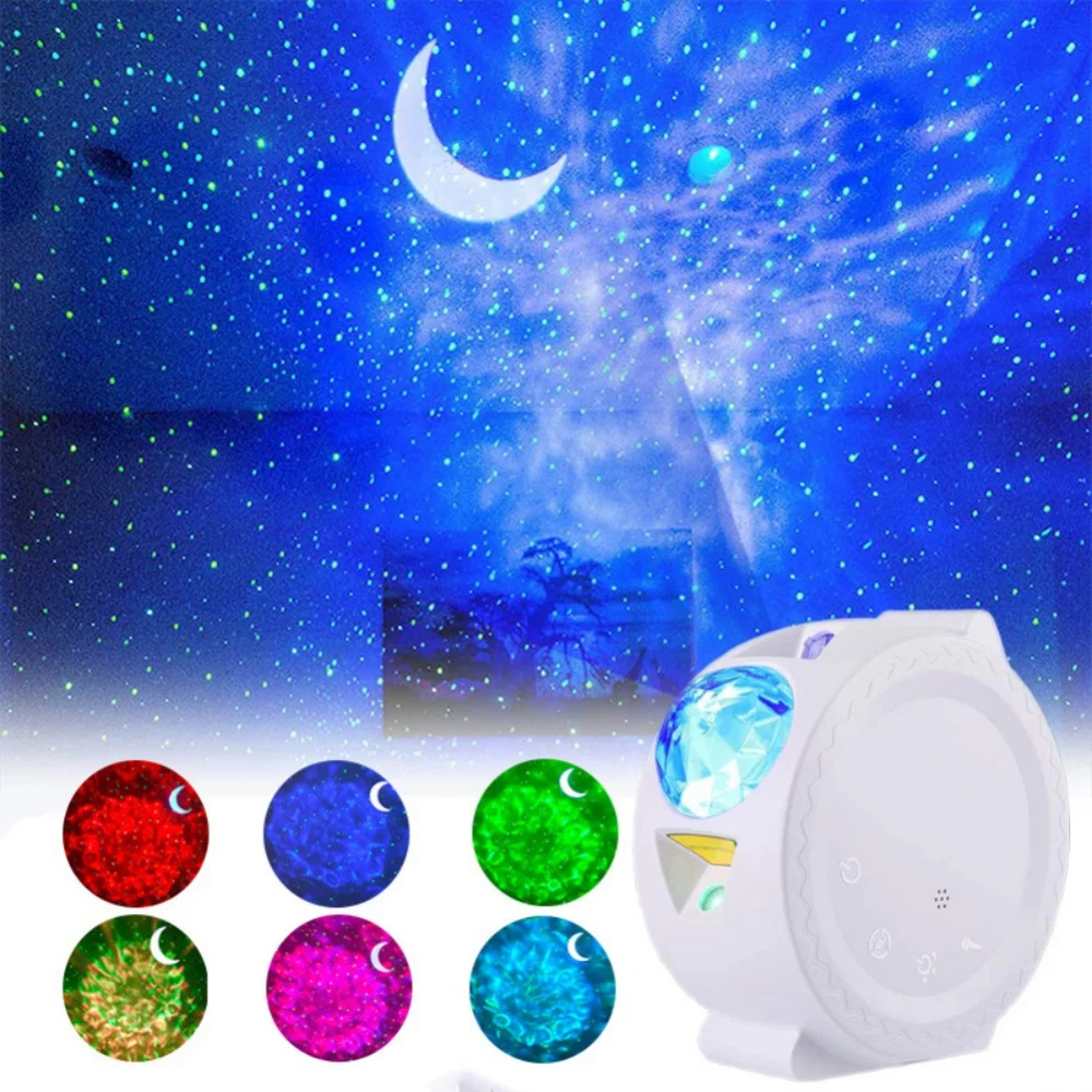

Star Projector Wifi Smart Star Projector Starry Sky Moon Night Light For Home Bedroom Decoration Kids Valentine's Day Gift