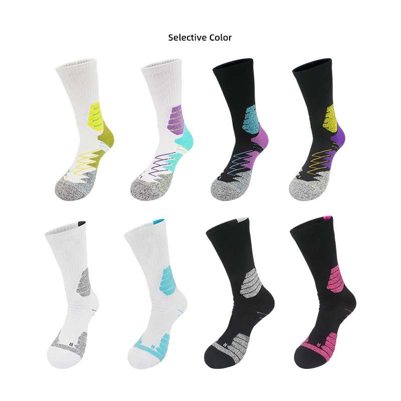 Basketball Ball Actual Combat Sports Sock Men Women Badminton Running Antiskid Basketball Socks Professional Thicken Towel Socks