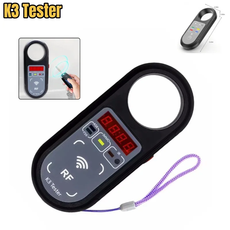 

Тестер K3 частота удаленного ключа 100-999 МГц
