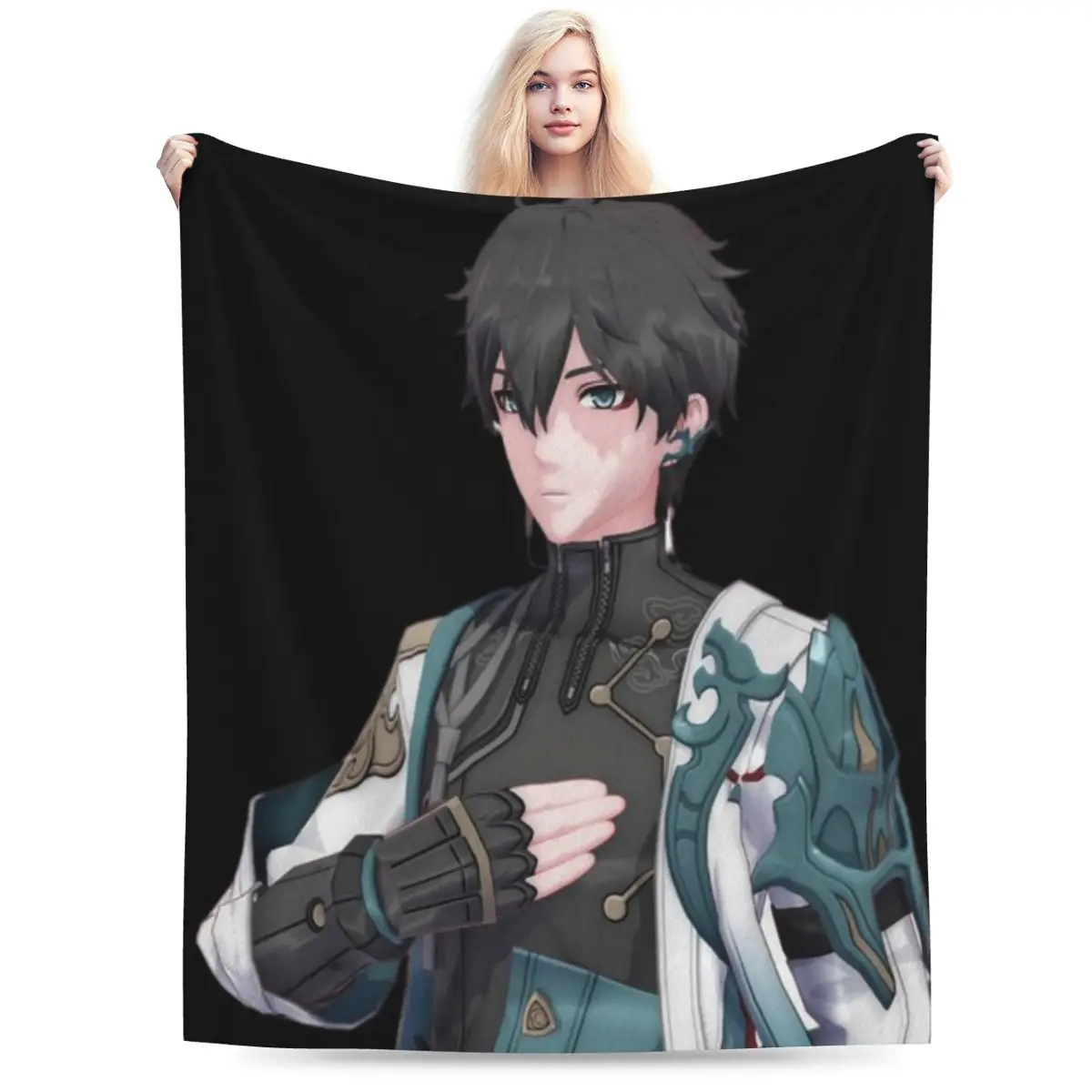 Ультрамягкое Флисовое одеяло Dan Heng Honkai Star Rail An