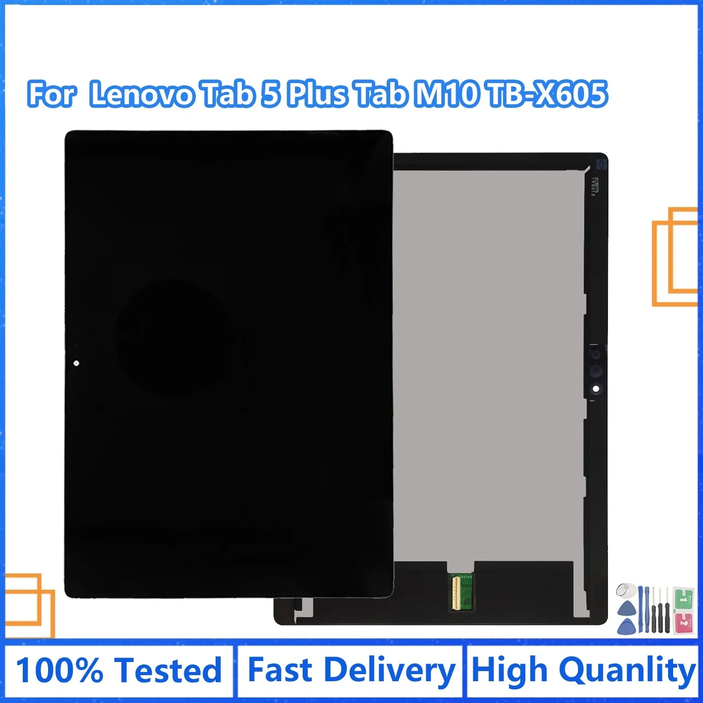 

2023 LCD Display For Lenovo X605 Tab 5 Plus Tab M10 TB-X605L TB-X605F TB-X605M TB-X605 LCD Touch Screen Digitizer Assembly