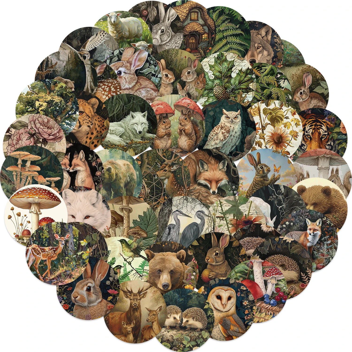 Водонепроницаемые виниловые наклейки для ноутбука 50 шт