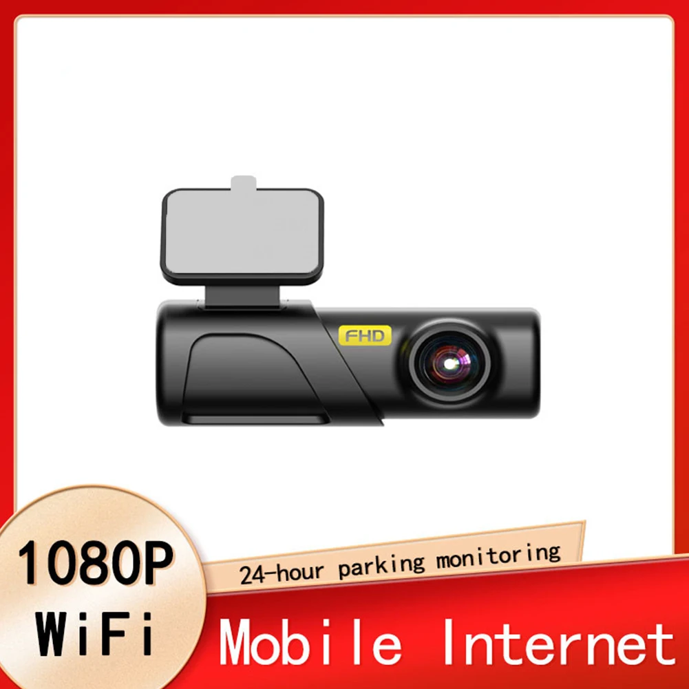 

Автомобильный регистратор HD 1080P Wi-Fi сотовый телефон интернет USB установка без проводки FOV Автомобильный видеорегистратор с Wi-Fi управлением видеорегистратор