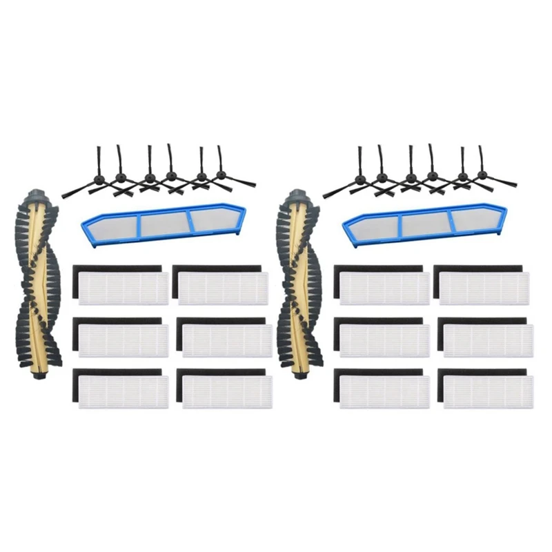 

1Set Accessories Kit For Ilife A4 A4S A40 Vacuum Cleaner Parts HEPA Filter Primary Filter Side Brush Roll Brush