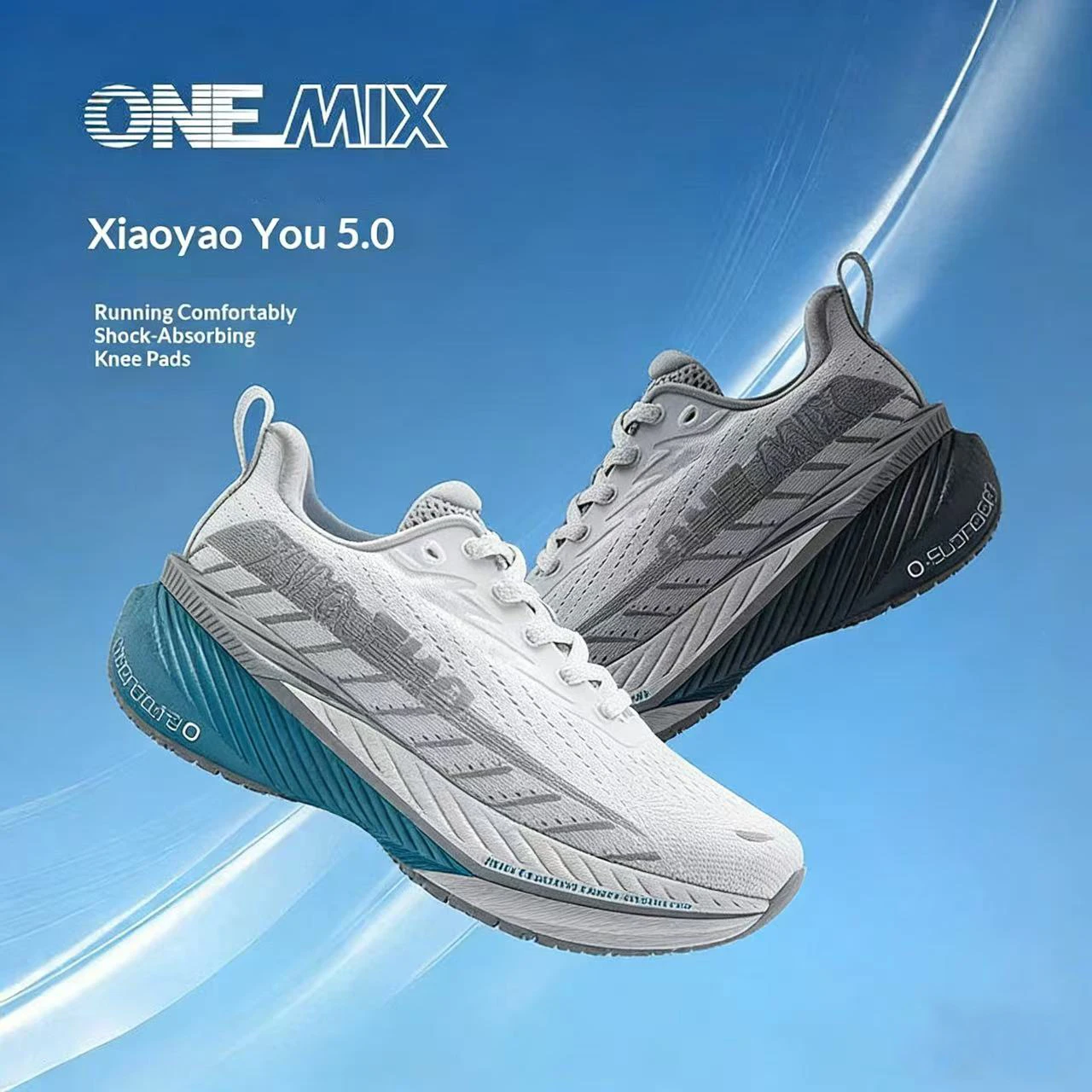 Фото Кроссовки ONEMIX для бега по пересеченной местности, нескользящие мужские кроссовки для активного отдыха, спорта, ходьбы и бега, высококачественные кроссовки для трейлраннинга №1