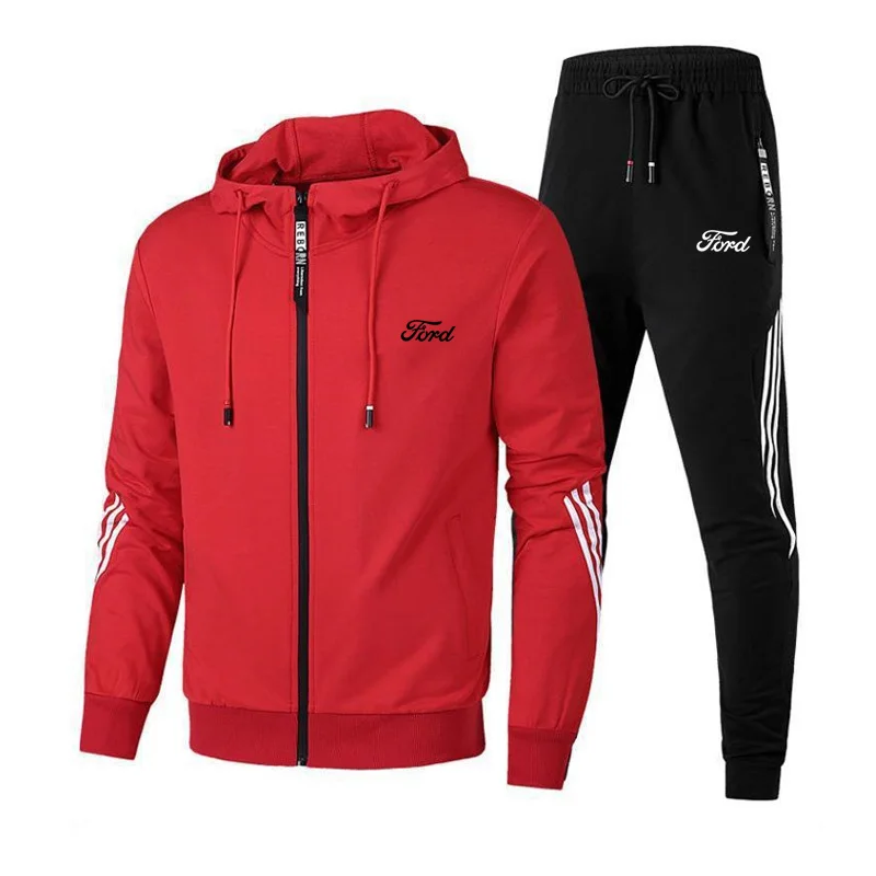 

New 2022 Men's Spring Hoodie Sets Tracksuit Sportswear Men Sweatshirt+Sweatpant Suit Fashion Brand Streetwear Pullover Clothes