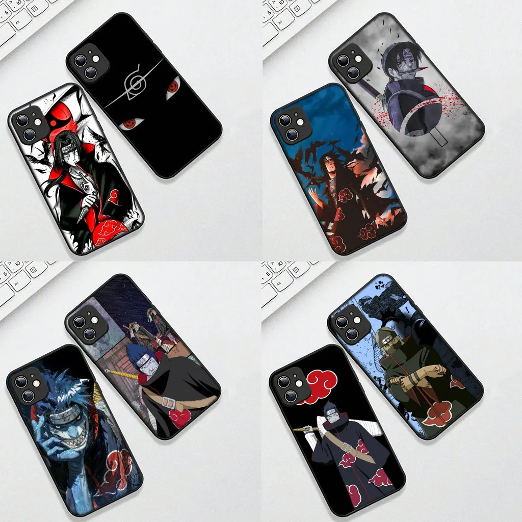 Фото Чехол KISAME с изображением Итачи Учихи из Акацуки для Samsung Galaxy A05 A06 A14 A50 A51 A52 A12 A13 A23 A70 A07 A25 A26 M53 A56 №3
