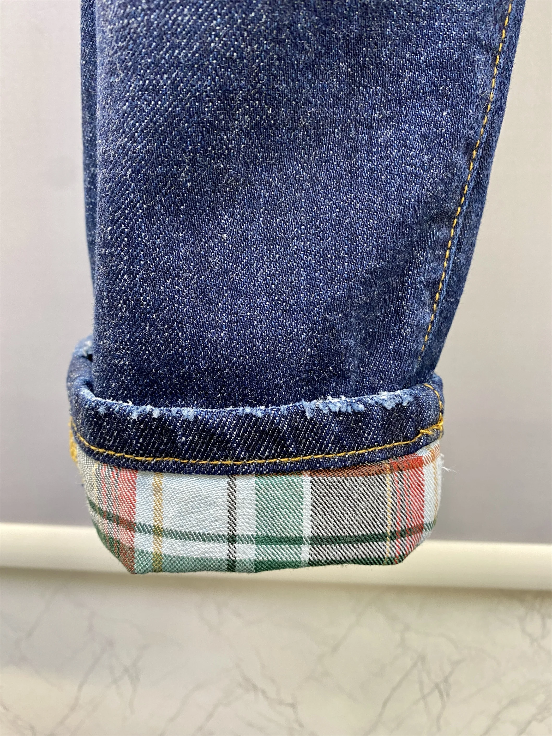 2023 Spring/Summer New D2 Jeans Men's Fashion Men's Water Wash Worn Hole Patch Hand Sewn Paint 3D Cut Blue