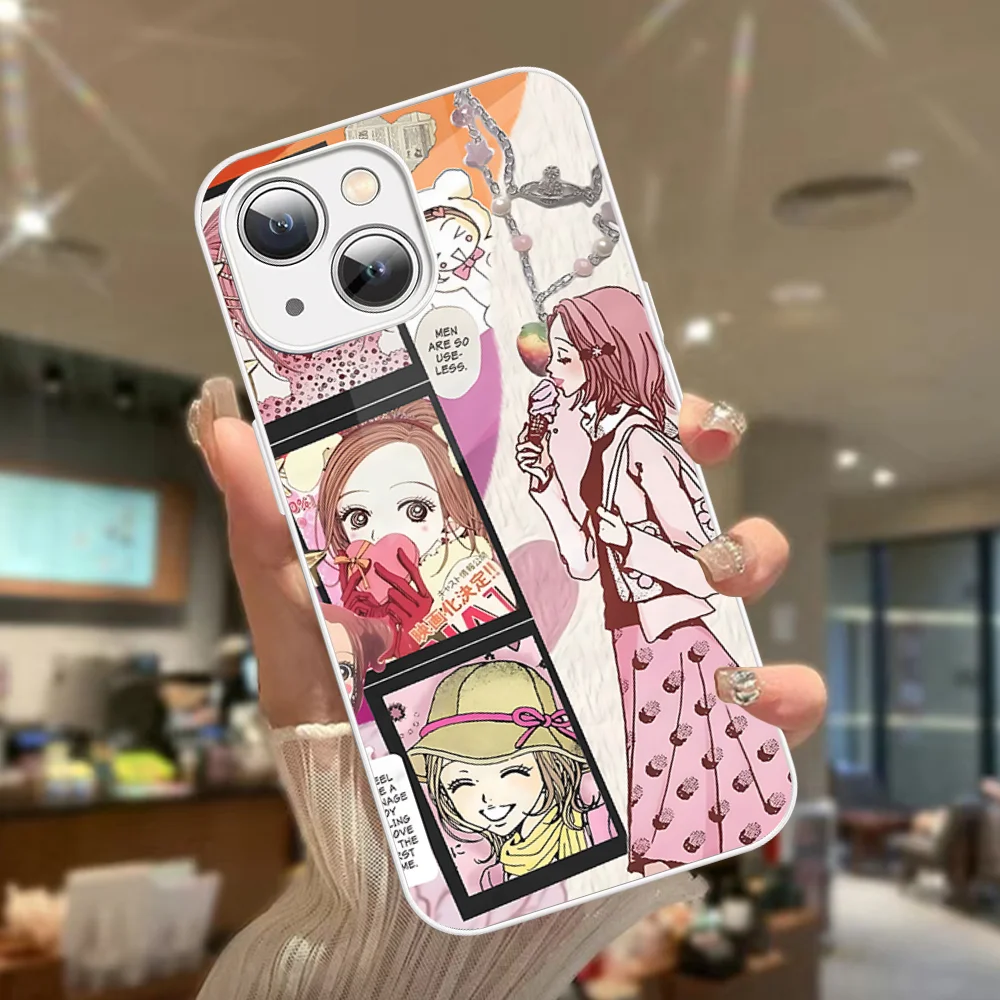 Чехол для телефона с рисунком аниме Осаки Нана IPhone 14 13 12 Mini 11 Pro XS Max X XR Plus чехол из