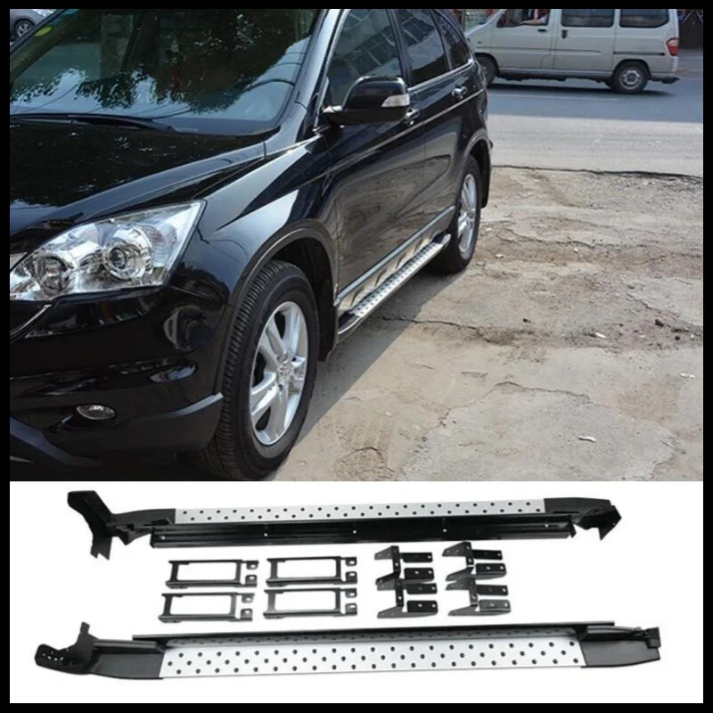 Фото Высококачественные боковые подножки (нерф-бары) для CR-V 2007-2011, автомобильные аксессуары №1