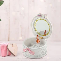new dancing music box jewelry storage decorate 2 colors diy dance musical box for gift