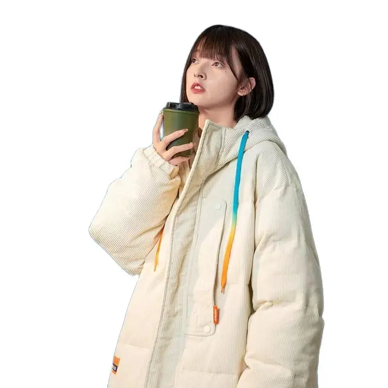 

Winter Hooded Padded Jackets Women's Clothing 2022 New Warm Casual Tooling Girls Outerwear Winter Coats bd506