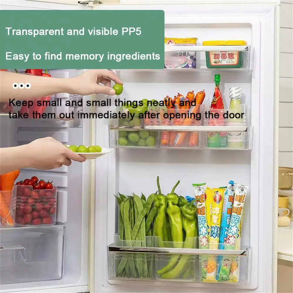 

2023 Refrigerator Storage Basket High Permeability Multifunctional Refrigerator Expansion Artifact Food Vegetables And Fruits