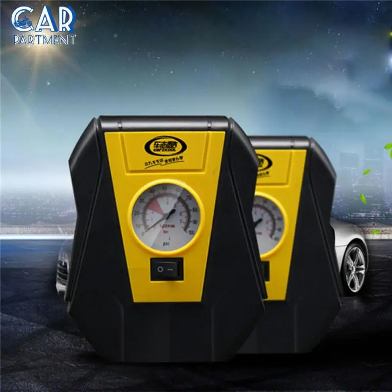 

Универсальный автомобильный воздушный мини-компрессор, портативный Электрический аварийный насос для шин, 12 В, автомобильные аксессуары