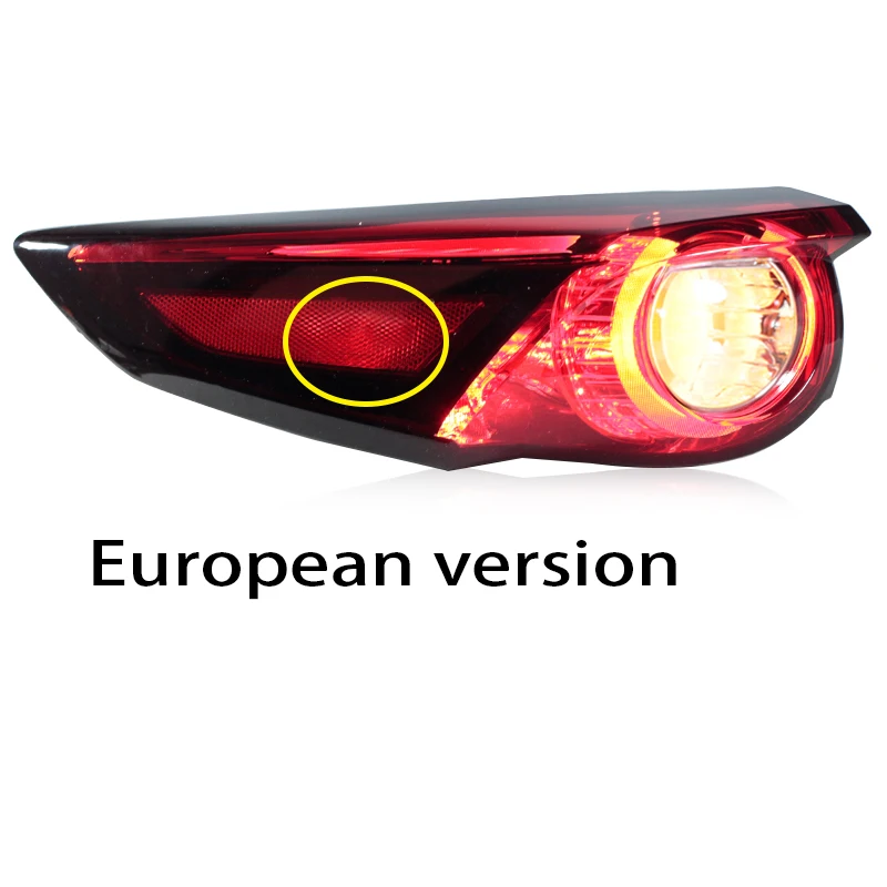 Задние фонари для Mazda CX-9 CX9 2016-2024, европейская версия, автомобильный светодиодный задний фонарь, фонарь заднего хода, стоп-сигнал, указатель поворота