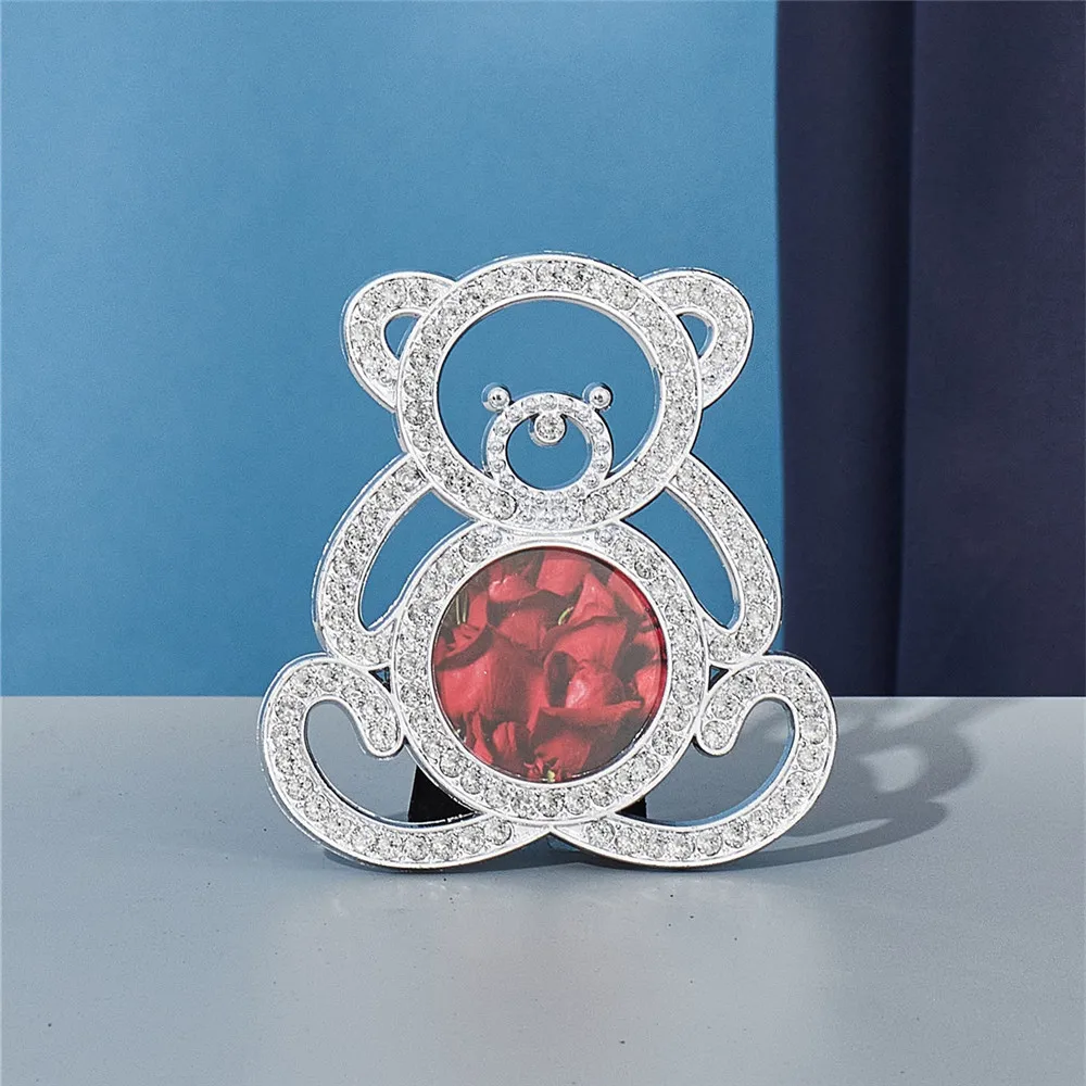 Милая детская рамка 2 дюйма 3 жемчужная Стразы акриловая фоторамка Набор круглых