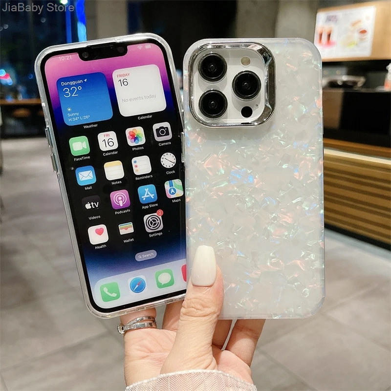 Роскошный jelleшенный противоударный Блестящий Мягкий чехол для iPhone 11 12 13 14 15 16 Plus Pro