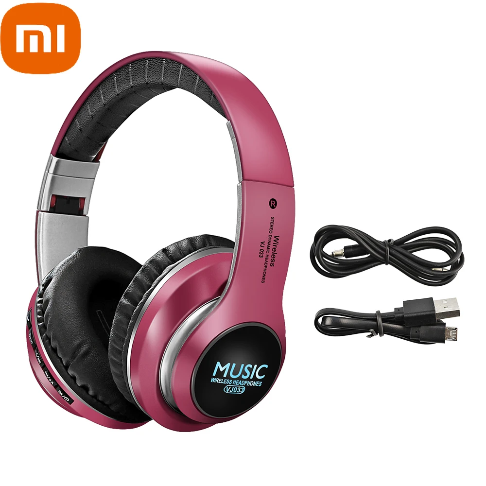 

XIAOMI Wireless Headphones With Microphone Foldable Bluetooth Earphone TV PC Tablet Blutooth Adapter Phone Music Helmet