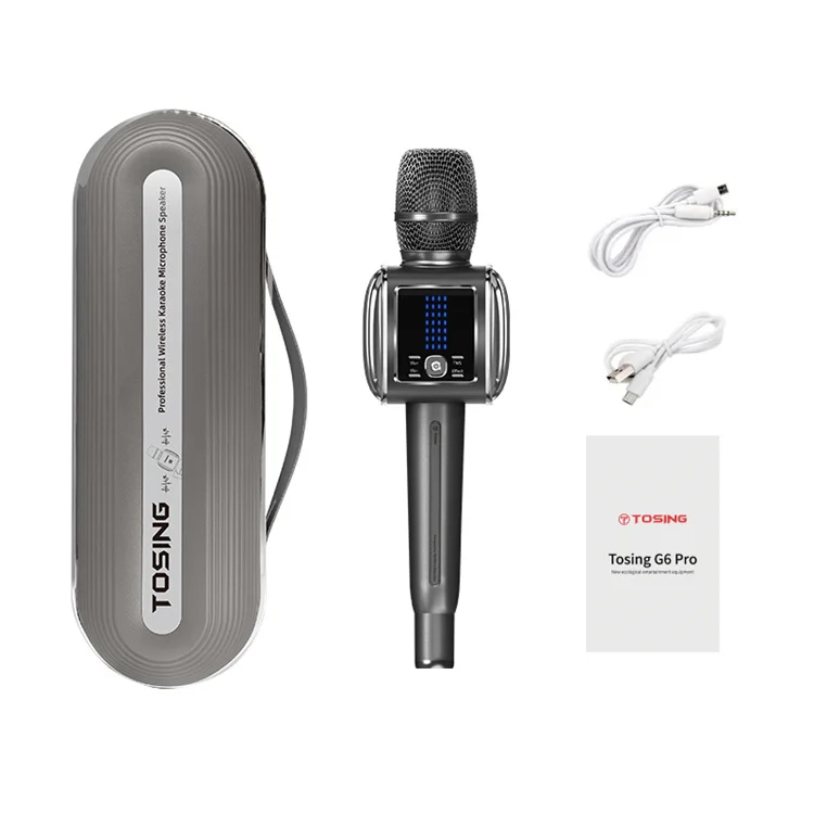 Фото 2026unique 2025 Новинка Горячая для Tosing G6 Pro HIFI для Bluetooth Караоке Микрофон Динамик 10 Вт * 2 Беспроводные колонки Поддержка TWS Du №2