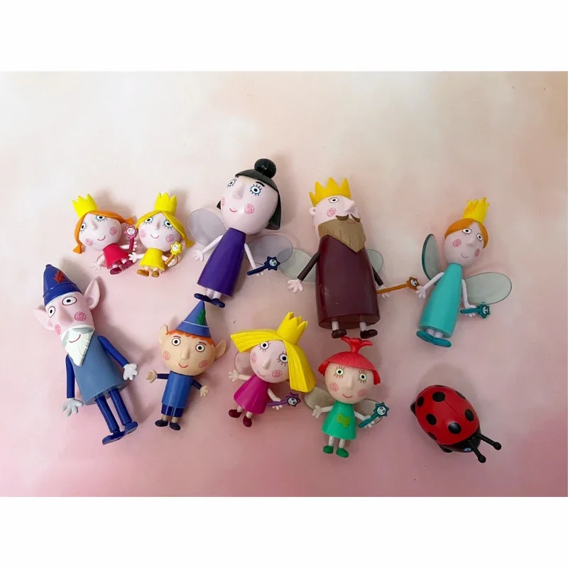 

New Cartoon Ben and Holly PVC Little Kingdom Action Figure Toys for Kid Birthday Christmas for Kids Gifts