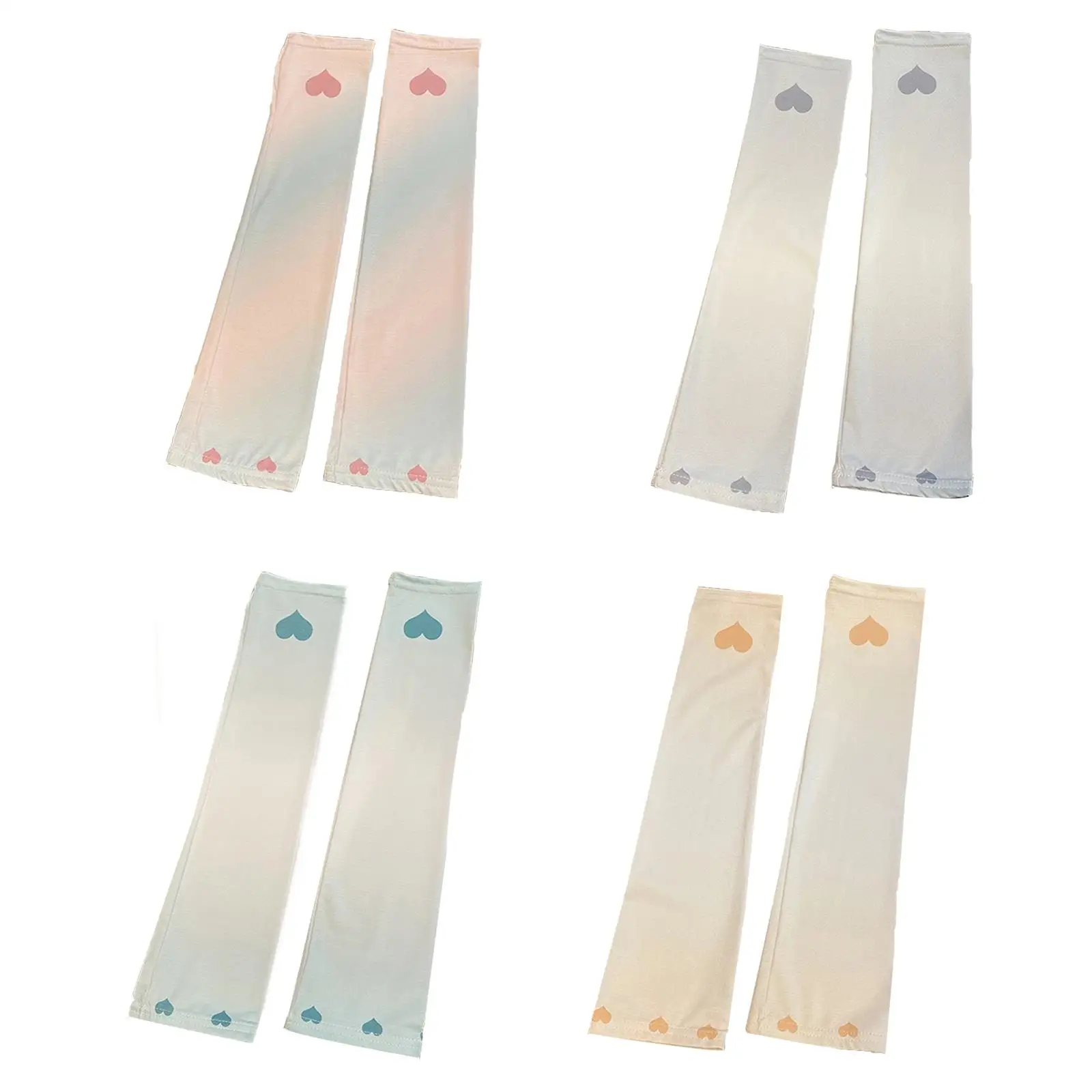 

2x Compression Cooling Arm Sleeves Cover Up UV Protection Sun Protection for Camping Basketball Driving Golf Tennis