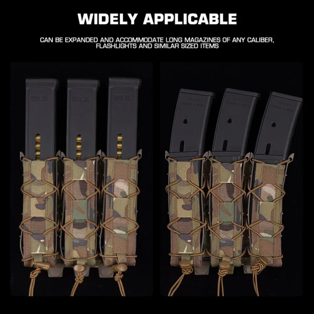 Длинный тройной журнал в виде тигра чехлы для UMP9 UMP40 UMP45 MP5 MP9 MP10 MPX пистолет