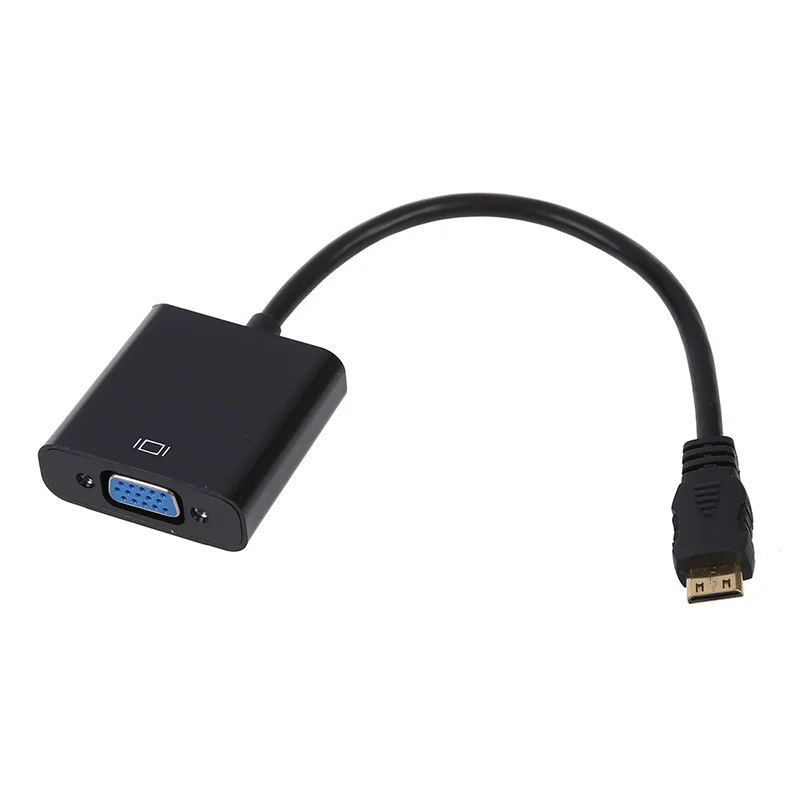 

New 10 inch Mini HDMI to VGA Female Video Cable Adapter 1080P for NoteBook PC