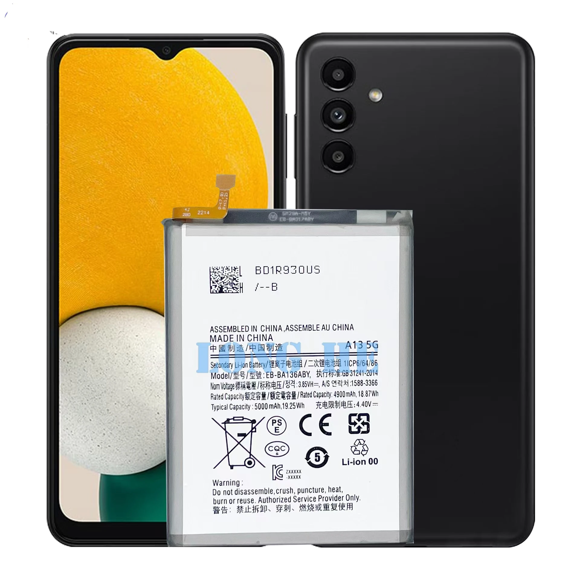 Для Samsung Galaxy A13 5G EB-BA136ABY Оригинальная батарея мобильный телефон замена батареи